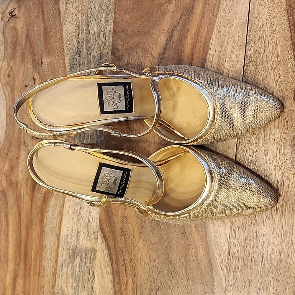 Nina Gold Heels